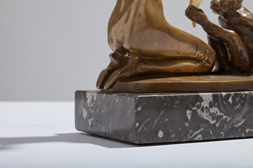 Bruno Zach Girl with a Monkey